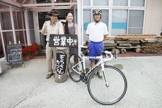 ２人目のサイクリストのお客様